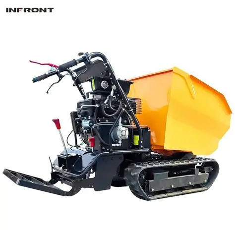 0.5 Ton Mini Rock Crawler Dumper Truck/ Rubber Tracked Vehicle